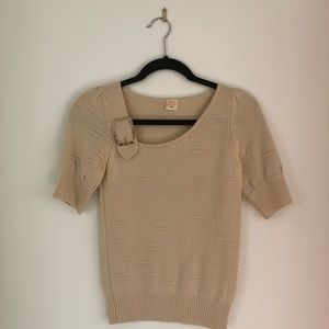 Lauren Moffat Sweater in Cream - Size S